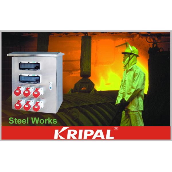 IEC Stainless Steel Power Pole Distribution Box 10A 16A 20A 32A 40A