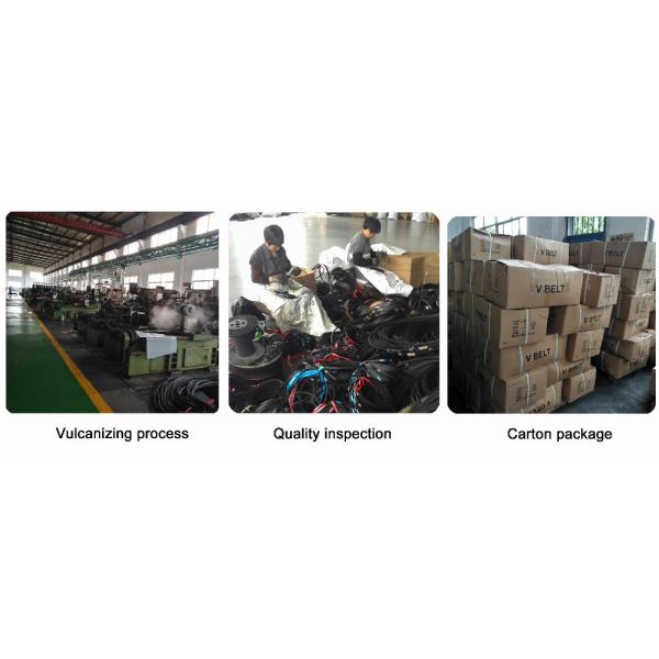 Type 3V 5V 8V Industrial Wrapped Rubber V Belt for Machine Polyester Cotton Canvas