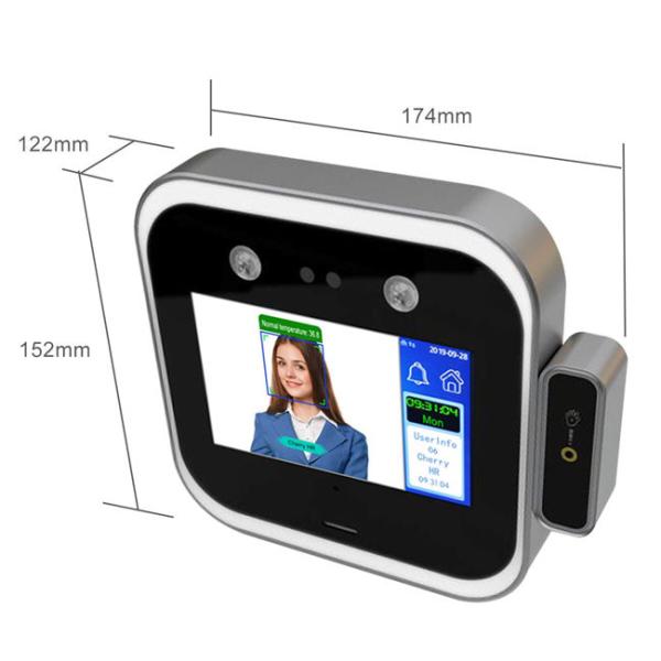 5 Inch Wrist Palm 5cm Face Recognition Temperature Scanner