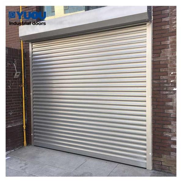 Warehouse Automatic Roller Shutter Garage Doors Security 12level Storm Proof EPDM sealing