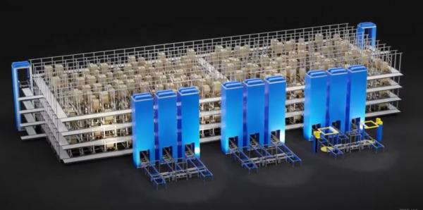 Cheap Normal Environment Dense ASRS 4 Way Shuttle For Small Pallet Automatic Racking System for sale