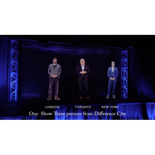 5x30m 95um Transparent 3D Holographic Display For Live Show