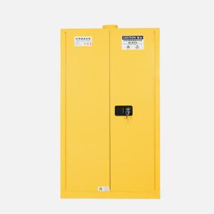 Quality Combustible Chemicals Safety Storage Red Fire Cabinet Self Close Door Type 45Gallon wholesale