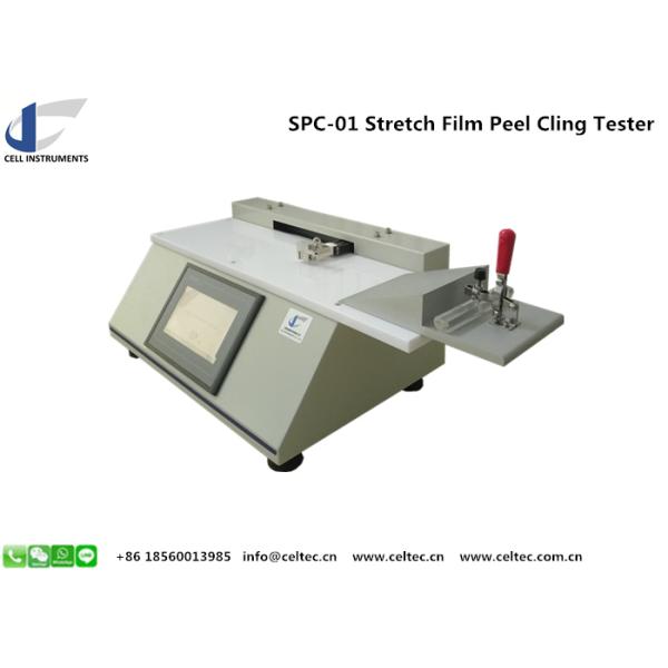 PEEL CLING FORCE TESTER TESTER ASTM D 5458 STRETCH WRAPING FILM CLING STRENGHT TESTER