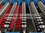 PLC Controlled Corrugated Roll Forming Machine H Beam Base With Omron Encoder
