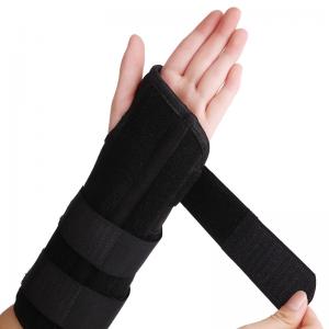 Quality Black Elastic Wrist Brace Splint Carpal Tunnel Support S , M , L Size wholesale