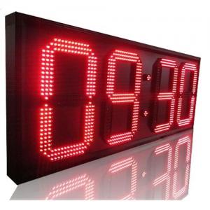 Quality RS485 5000mcd 24in Led Gas Station Signs Iron Cabinet wholesale