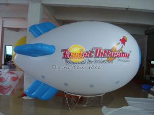 China Waterproof Advertising Helium Zeppelin / Blimp Balloon with Logo Printed for Opening event on sale