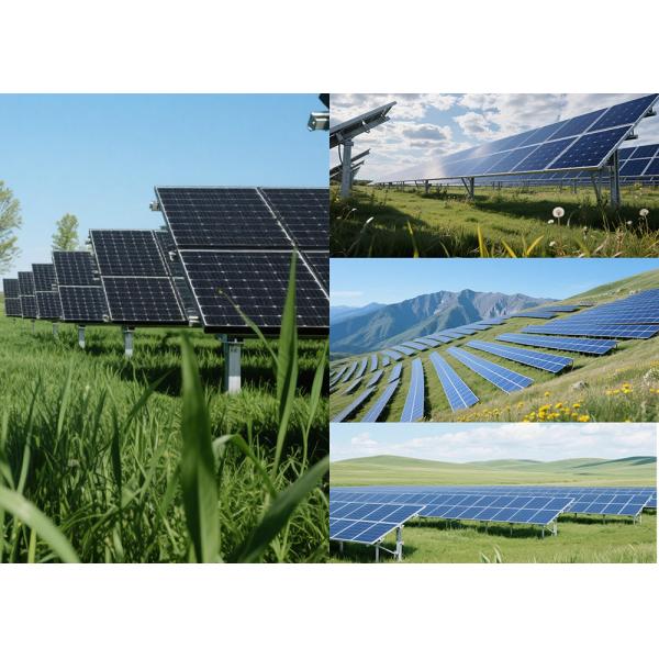 100MW-Class Hot-Dip Galvanized Steel Large-Span Solar Ground-Mounted Fixed Bracket System