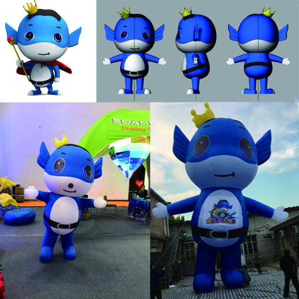 Giant inflatable panda balloon advertising inflatable panda in various shapes on sale