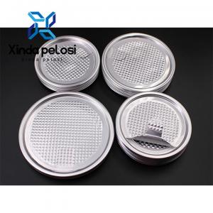 Quality Can Foil Pans Aluminium Seal Easy Open End Aluminum Foil Peel-Off Lids wholesale