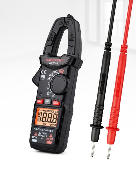 HT200A 2000 Counts AC Digital Clamp Meter by Habotest