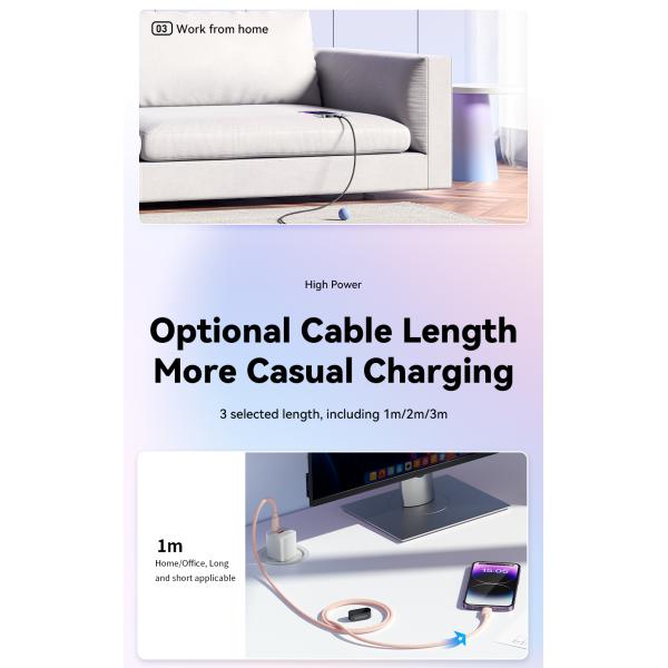 ESSAGER C to L iPhone USB C Cable Fast Charging PD 29W ES-X46 Series