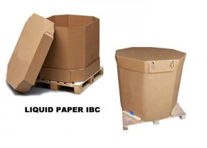 Quality Plastic ISO Tank Paper IBC Container 1000L Foldable wholesale