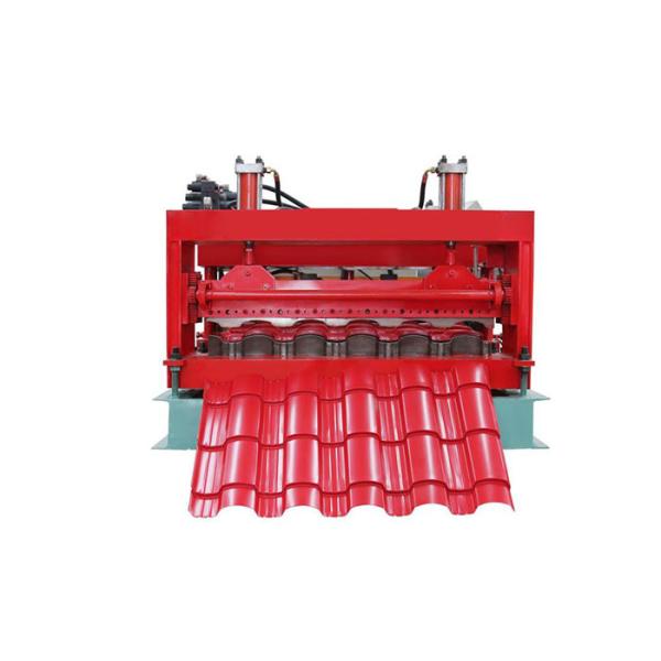 Color Steel Coil Metal Sheet Roof Roll Forming Machine Effective Width 1100mm