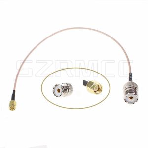 Buy cheap RG316 RF Coaxial Cable , Handheld Radio Antenna SMA Male To Female Power Cord from wholesalers