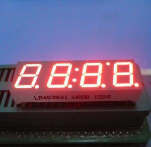 Quality Ultra Red 0.39&quot; Led Clock Display Common Anode 4 Digit 7 Segment For Instrument Panel wholesale
