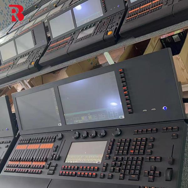 Cheap 2 Screen Lighting MA Stage DMX Controller System Wide Range Channels Automatic for sale