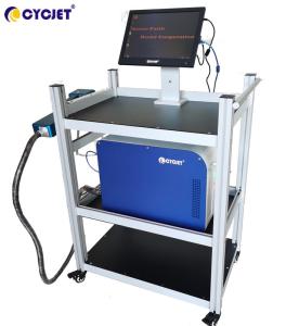 Quality 100W Touch Screen Laser Coding And Marking Machine Electronic CYCJET Fiber Laser Engraver wholesale