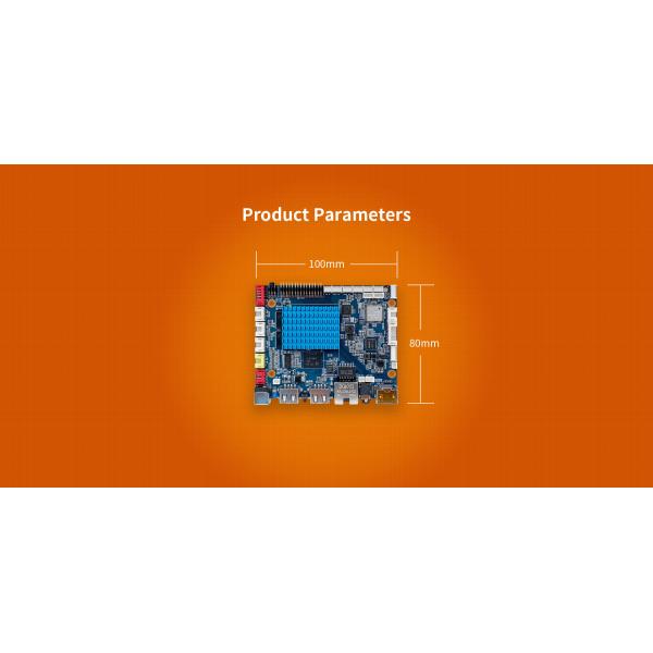 H3 Smart HMI Motherboard Quad-core Mali-T764 4-pole 3.5mm jack Headphone