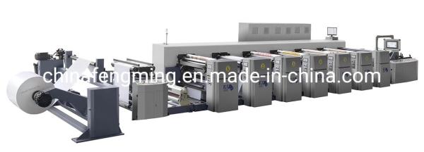 Cheap FM-CS Servo Driving Flexo Printing Machine with Embossing Structure Rotary Letterpress for sale