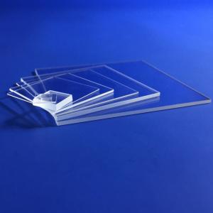 China High Transmittance Square Optical Glass Window 0.1mm Thickness on sale