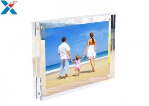 China Clear Double Sided Acrylic Block Photo Frame , Acrylic Magnetic Picture Frames on sale