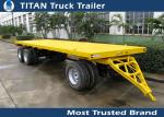 Single / double axles pintle hitch trailers with front board , agricultural
