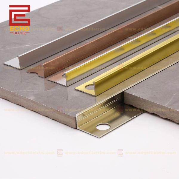 Straight Edge Aluminum Tile Trim 