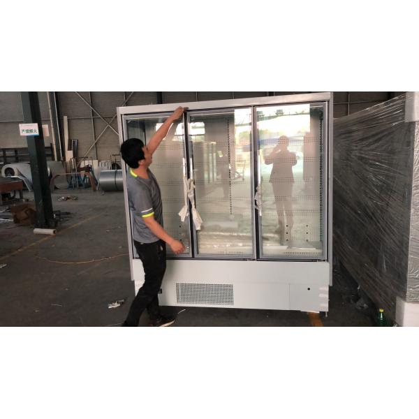 R290 Refrigerant CFC Free Drinks Chiller Fridge , Commercial Drink Display Fridge