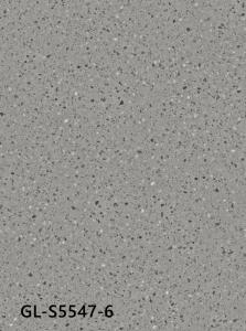 Quality Impact Resistant Grey Granite Vinyl Flooring 0.3mm Eco Friendly Anti Slip GKBM Greenpy GL-S5547-6 wholesale