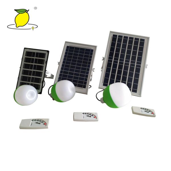Cheap Bright Solar Rechargeable Light / Emergency LED Bulb With Power Bank Function for sale
