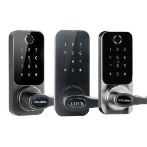 Quality Wireless Front Door Handle Smart Lock ROHS Wifi Deadbolt Door Lock wholesale