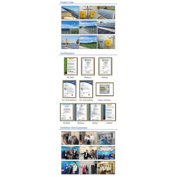 Low LID 460W Black Mono Facial Solar Panel PERC Half Cut Cell Solar Panel