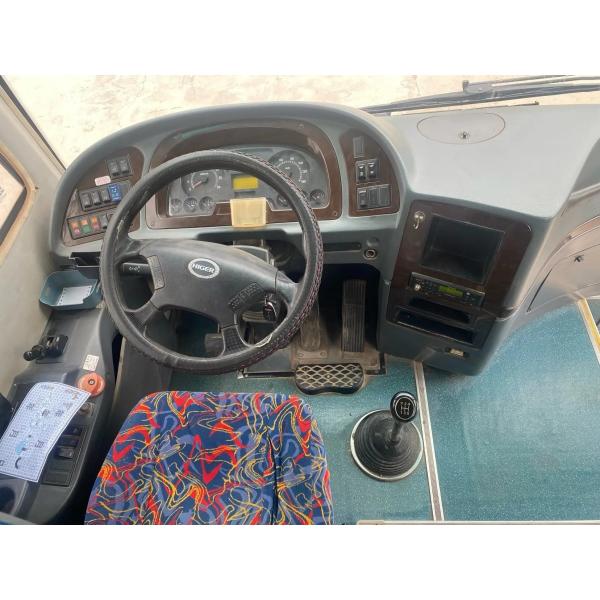 Used Passenger Bus 30 Seats Sealing Window Yuchai Engine 2+2 Seats Layout AC Used Higer KLQ6755