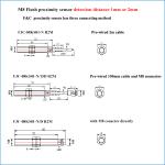12-24VDC PNP NO Flush M8 Inductive Sensor Metal Detection