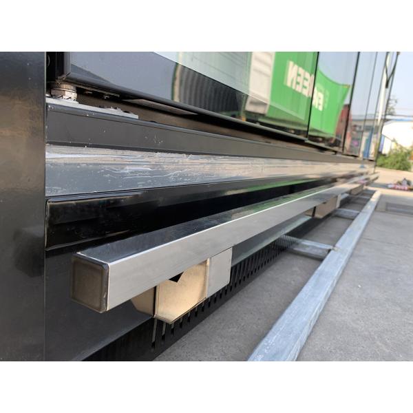 3000mm 4 Solid Door Display Freezers 3120mm Cabinet Height 2080 Remote Type