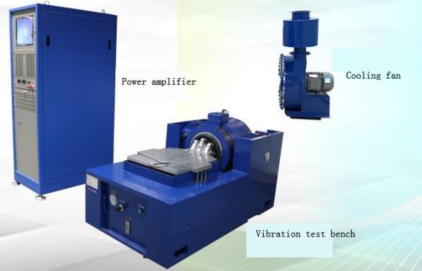 Cheap Audio Video Information Electric Vibration Test System With Power Amplifier , Controller And Cooling Fan for sale