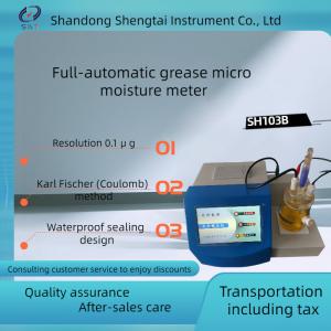 Quality SH103B Automatic Lubricating Grease Micro Moisture Tester Karl Fischer method Double circuit equilibrium titration wholesale