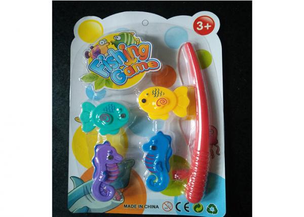 Cheap Kids Magnetic Fishing Game Set With Adorable Sea Horses And Fishing Rod for sale