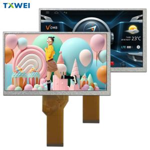 Quality 7 Inch IPS TFT LCD 800*480 Pixel 262K Full Color Display RGB 24 Bit Interface wholesale
