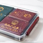 A4 File Documents Portable Project Case Clear Stackable Plastic Art Organizer