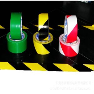Quality Jumbo Roll Road Marking Yellow Black Hazard Warning Tape PVC Material wholesale