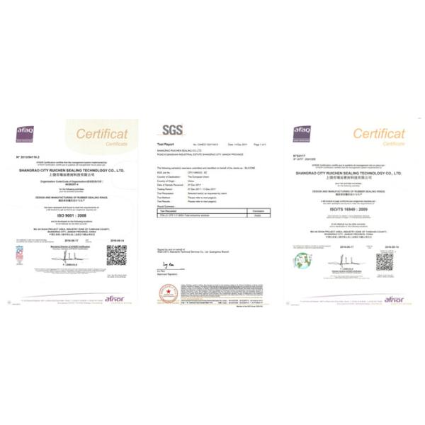 Oil And Fuel Resistant NBR Fuel Injector O Ring TS16949 Certificate Approved