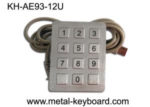 CE / ROHS / FCC USB Interface 12 Keys SS Keypad for Self-Service Machine /  Kiosk , Anti-vanal