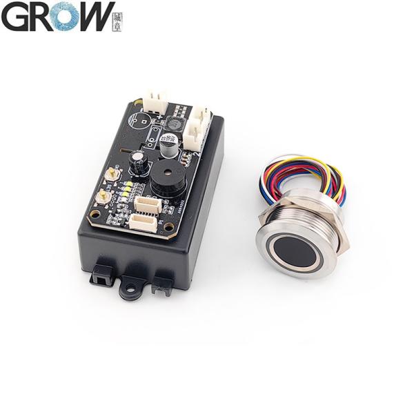 Cheap GROW KS220-S+R503 DC12V Two Relays Fingerprint Access Control Board With Self-locking/Ignition/Jog Mode With Admin/User for sale