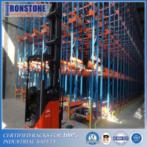 Quality Easily Managed Radio Shuttle Pallet Racking System With Battery-Powered And Remote-Operated wholesale