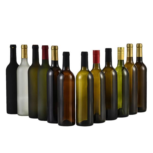 Custom OEM 750ml Glass Wine Bottles|Food-Grade&UV-Resistant|Premium Glass Vessels for Wineries&Brewerie