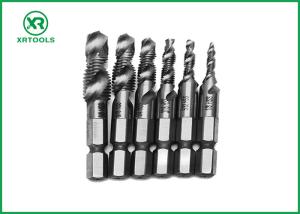 Quality 6Pcs Machine Use HSS Combination Drill And Taps Set ,Hss Machine Taps And Drill Sets wholesale