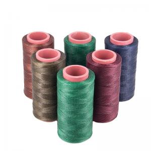China 1mm Woven Wax 100% Polyester Filament Galaces for High Class Leather Bag Shoes Sofa on sale